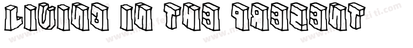 Living in the present字体转换